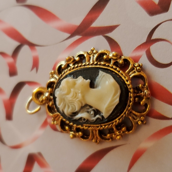 Pendant cameo ivory no621 - Picture 3 of 3